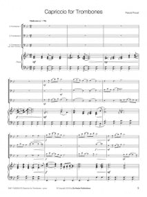 Proust: Capriccio for Trombones published by De Haske